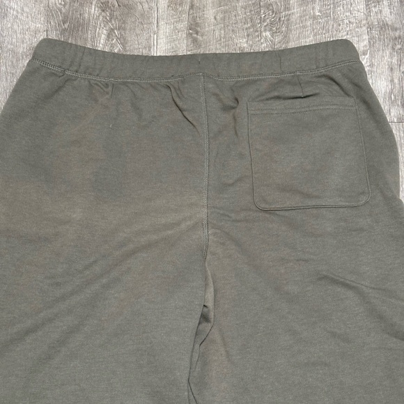 Men's Eddie Bauer XL Jogger Athletic Olive Green Side Zipper 4 Pockets Lounge - Picture 6 of 12